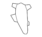 C2Z13457 - : Tow Eye Cap for Jaguar: XF Image