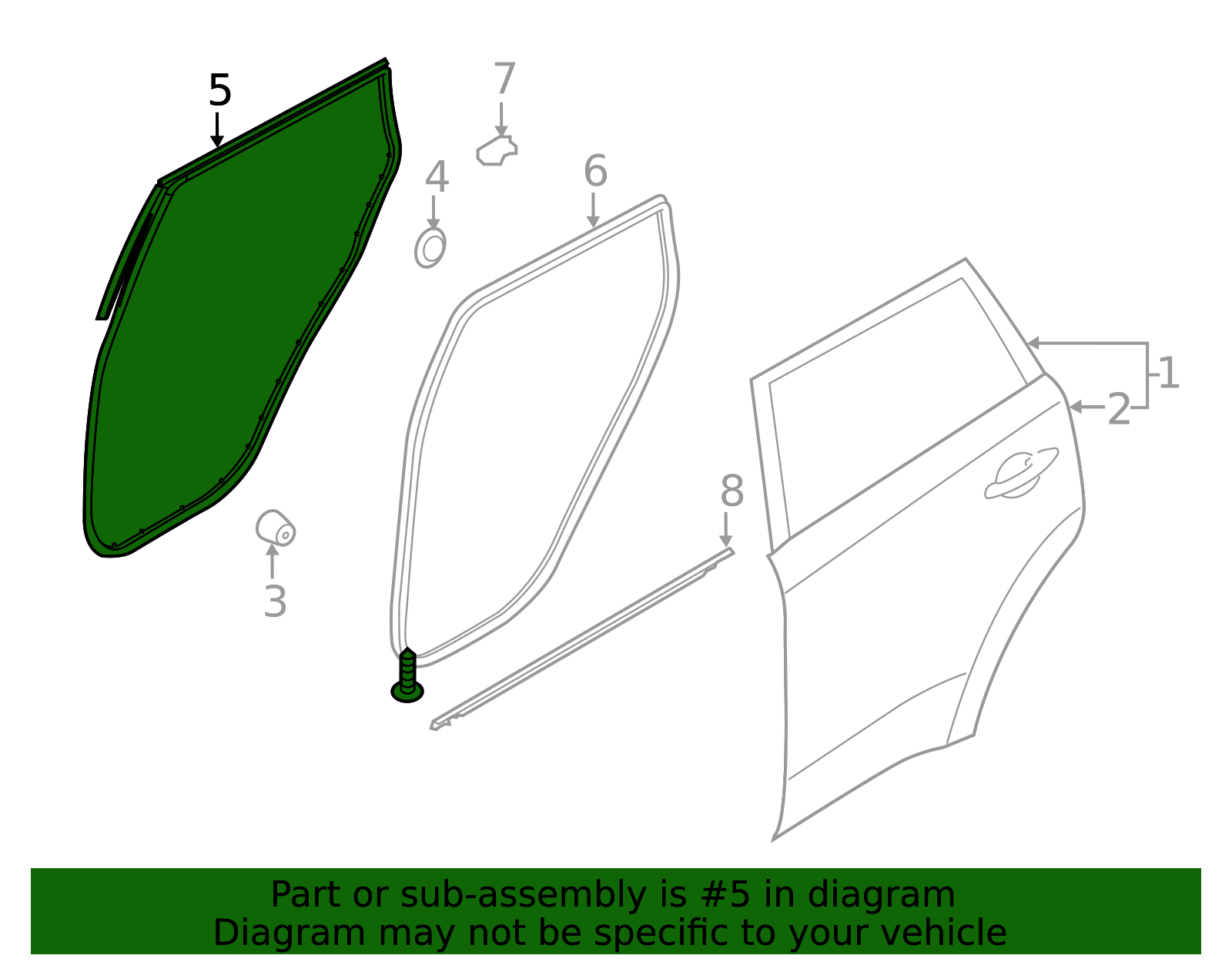 thumbnail image 2 of Genuine Kia Cerato Weather Strip Full Set – For Sedan ONLY (06/2017 – 03/2020) 2 of 6