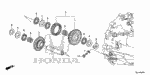 2326157A000 - Transmission - Manual: SHAFT, REVERSE GEAR for Honda Image
