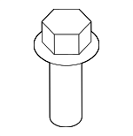 987991 - Electrical: Bracket Bolt for Volvo: S60, S60 Cross Country, S80, V60, V60 Cross Country, V70, XC60, XC70 Image