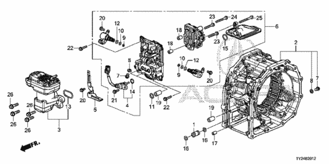 Rear Differential Components (2) for 2016 Acura RLX #0