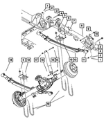 52855684AE - : Suspension Shock Absorber for Mopar Image