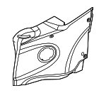 51436968594 - Body: Quarter Trim Panel for Mini: Cooper Image