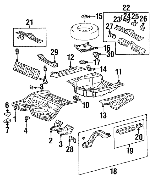 5829250020 - : Fuel Filter Retainer Plate for Lexus Image
