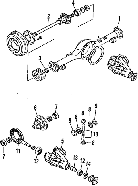 Propeller Shaft for 1994 Isuzu Amigo #0