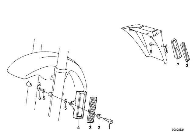 63142300074 - : Bracket Right for BMW-Motorrad Image