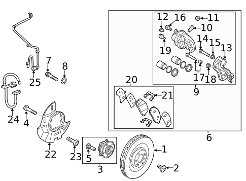 Disc Pads & Brake Shoes for 2025 Hyundai Santa Fe #0
