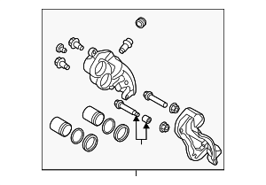 58190P2A00 - : Disc Brake Caliper for Hyundai Image