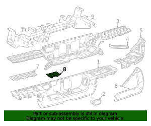 2024-2026 Toyota Tacoma Step Pad 52167-AK010 | OEM Parts Online