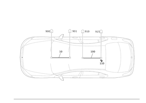 Center Console Wiring Harness for 2017 Mercedes-Benz S550e #0