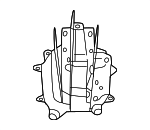 2435450700 - Electrical: Control Module Bracket for Mercedes-Benz Image