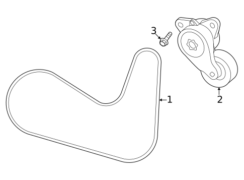 Belts & Pulleys for 2022 INFINITI QX60 #0