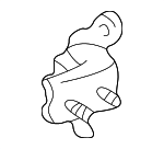 6875048010 - Body: Upper Hinge for Toyota: Highlander Image