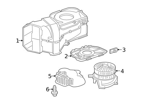 Blower Motor & Fan for 2008 Chrysler Crossfire #0
