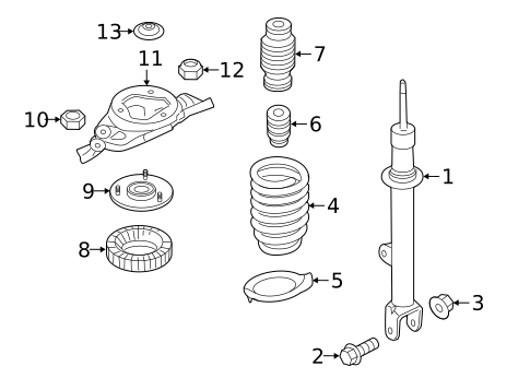 Struts & Components for 2015 Kia K900 #0