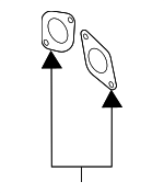 287513S100 - Exhaust: Center Pipe Gasket for Hyundai Image