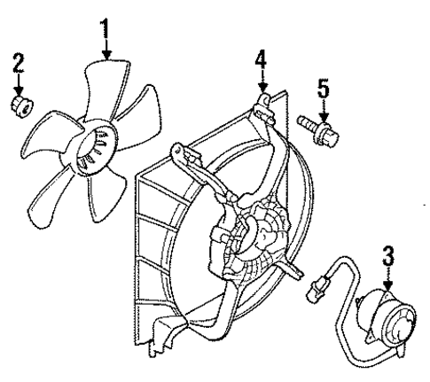 Condenser, Compressor & Lines for 1996 Mitsubishi Eclipse #4