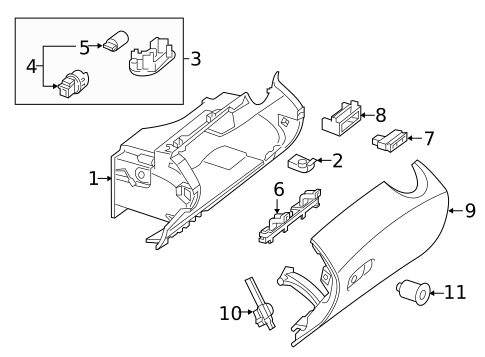 Glove Box for 2021 Mercedes-Benz C63 AMG #0