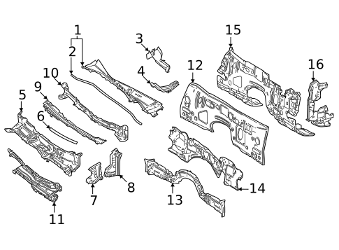 Cowl for 2025 Toyota Mirai #0