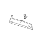 68523966AC - Electrical: Center High Mounted Stop Lamp for Ram: 2500, 3500 Image