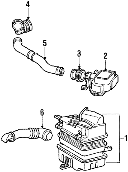 Air Inlet for 1988 Toyota 4Runner #0