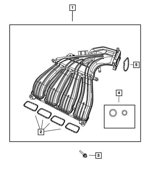 Manifolds and Vacuum Fittings for 2009 Chrysler PT Cruiser #1