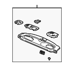 84500S84C11ZB - Body: Pkg Tray Trim for Honda: Accord Image