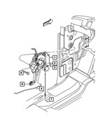 Parking Brake Cable, Front