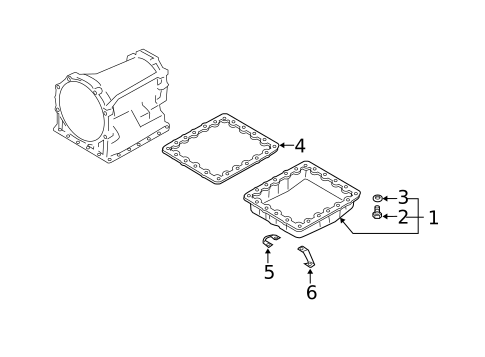 Transmission Components for 2003 INFINITI G35 #1