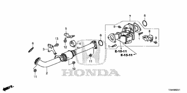 Exhaust Pipe (2) for 2017 Honda Accord #0