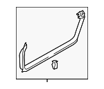 8K9867973A1CT - Body: Lift-gate Trim for Audi: A4 Quattro Image
