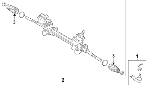Steering Gear & Linkage for 2022 Toyota Venza #1