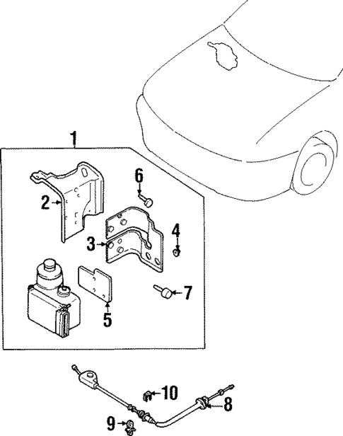 Cruise Control System for 1998 Mazda Protege #0
