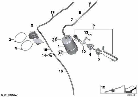 Ventilation, Emissions Monitoring for 2007 BMW-Motorrad F 800 GS #0