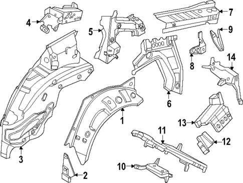 Inner Structure for 2024 BMW i4 #0