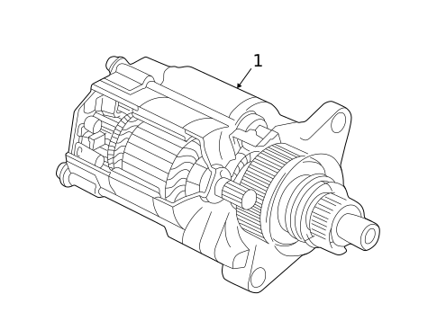 Starter & Related Components for 1999 Honda Accord #0