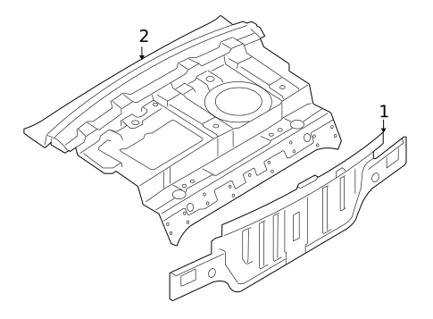Rear Body for 2006 Hyundai Sonata #0