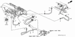 19507P2J000 - Engine: HOSE, ELECTRONIC AIR CONTROL VALVE OUTLET for Honda Image