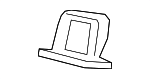 1L2Z7846106AAA - Body: Lift-gate Lock Striker Plate for Ford Image