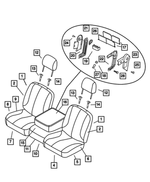 WN071QLAA - : Front Seat Cushion Cover for Mopar Image