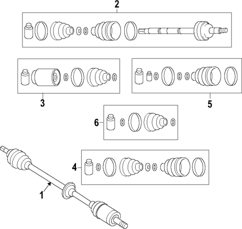 Axle Shafts & Joints for 2015 Kia Soul EV #0