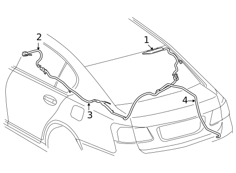 Antenna & Radio for 2009 Lexus GS460 #0