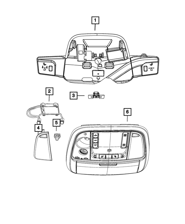 68329822AA - Interior Trim: Intrusion Module Sensor for Mopar Image image