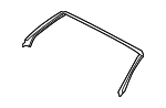 5C3871409C5AP - Body: Windshield Frame Weatherstrip Seal for Volkswagen Image