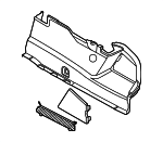 51477467801 - Body: Quarter Trim Panel for BMW: 840i Gran Coupe, 840i xDrive Gran Coupe, M8 Gran Coupe, M850i xDrive Gran Coupe Image