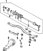28021PA023 - Driveline &amp; Axles: Cv Axle Assembly for Subaru: SVX Image