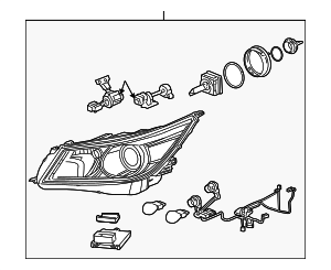 22743218 - : Headlamp Assembly for Buick: LaCrosse Image