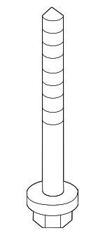 6512897AA - Body: Body Mount Cushion Bolt for Mopar Image