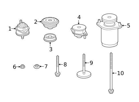 Frame & Components for 2023 Jeep Gladiator #1