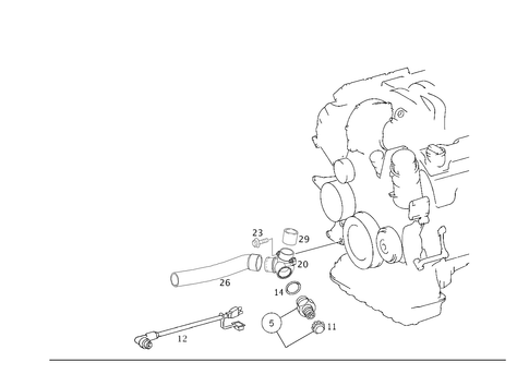 Cooling Water Pre-Heater for 2000 Mercedes-Benz ML320 #0